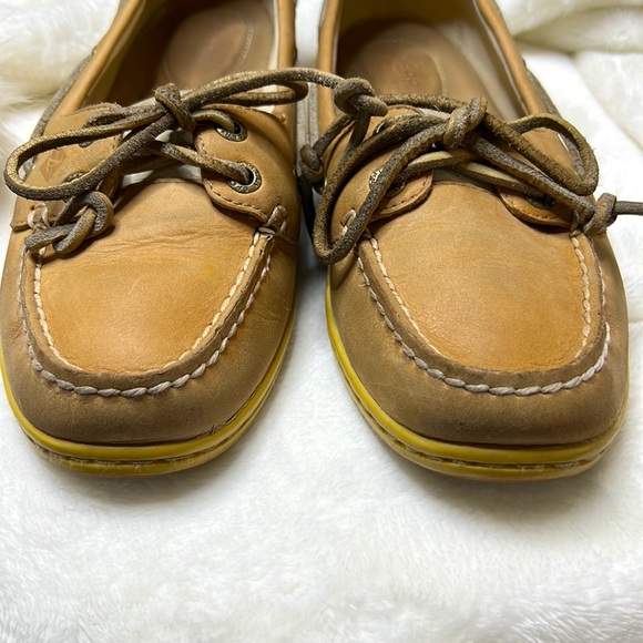 👞 Sperry Women Bluefish Linen/Oat Top-Sider Boat Shoe - Picture 5 of 10